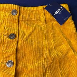 BRAND NEW Corduroy Forever 21 Skirt